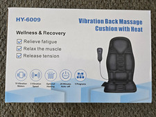 Almofada de assento de massagem com vibração térmica massageador traseiro almofada de cadeira para carro doméstico, usado comprar usado  Enviando para Brazil