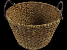 Woven log basket for sale  ROMFORD