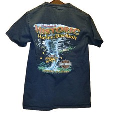 Camiseta Vintage Harley Davidson Motocicleta Topeka Tornado Twister Motociclista PEQUENA comprar usado  Enviando para Brazil