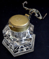 Ravissant encrier cristal d'occasion  Royan