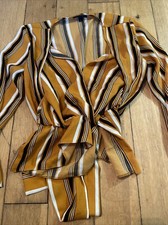 Topshop mustard stripe for sale  ENNISKILLEN