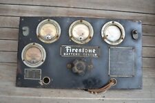 Painel testador de bateria vintage Firestone loja de publicidade garagem  comprar usado  Enviando para Brazil