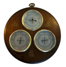 Triple barometer thermometer for sale  CHICHESTER