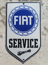 Plaque émaillée fiat d'occasion  Le Mesnil-Saint-Denis