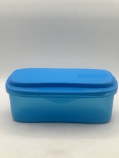Panela de macarrão Tupperware 8 xícaras com tampa de ventilação azul água, usado comprar usado  Enviando para Brazil