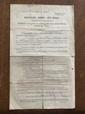 Regular army offering for sale Regular army offering for sale  BRIGHOUSE