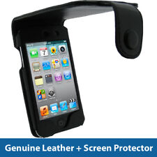 Black genuine leather for sale  UK