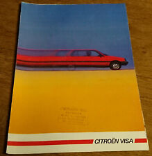 Catalogue publicitaire citroen d'occasion  Châteauneuf-sur-Sarthe