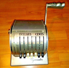 PAYMASTER VINTAGE PRATA CANADENSE SÉRIE X-900 CAIXA REGISTRADORA CHEQUE IMPRESSORA ANTIGA comprar usado  Enviando para Brazil