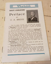 Ancienne publicite technique d'occasion  Lamalou-les-Bains