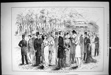 Antique print 1878 for sale  UK