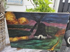 Schönes ölbild windmühle gebraucht kaufen  Oberhausen
