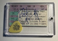 1995 Machine Head Ticket Stub com Robb Flynn autógrafo e palheta de guitarra comprar usado  Enviando para Brazil