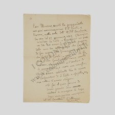 Autografo roberto bracco usato  Napoli