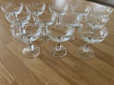 Vintage set etched for sale  UTTOXETER