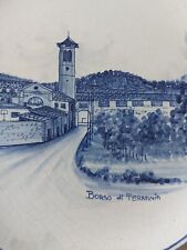 Ceramica bianco blu usato  Savona