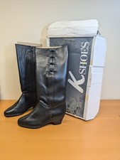 Shoes leather boots for sale  UK