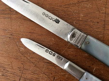 Punzierte taschenmesser klinge gebraucht kaufen  Lörrach