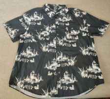 Camisa masculina Boulder Creek Trading Company botão S/S 2XL barco cabine pântano grande comprar usado  Enviando para Brazil