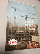 Depliant esso lubrificanti usato  Biella
