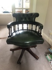 green leather captains chair for sale green leather captains chair for sale ORPINGTON