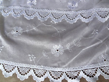 Weiße designer gardine gebraucht kaufen  Niederkassel
