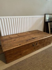 Antique wooden trunk for sale  SUTTON COLDFIELD