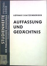Auffassung gedächtnis psychol gebraucht kaufen  Koblenz