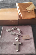 Gucci collana croce usato  Courmayeur
