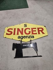 Insegna singer bifacciale usato  Trichiana