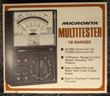 *Vintage* Banco Portátil Micronta Multi Testador Multímetro Amplificadores de Tensão 22-201B comprar usado  Enviando para Brazil