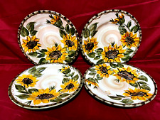 Whole Home Provencial Garden Set Of 4 Floral Luncheon/Salad Plates 8 1/2", usado comprar usado  Enviando para Brazil