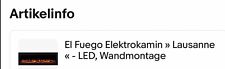 Fuego lausanne 1800w gebraucht kaufen  Hamburg