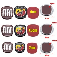 Usado, 1pc 3D Emblem Badge Sticker for FIAT Abarth Front Rear Trunk comprar usado  Enviando para Brazil