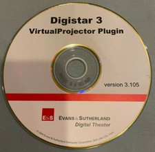 Digistar 3 virtualprojector Projetor Virtual Plug-in 105 Pc Cd software de computador comprar usado  Enviando para Brazil