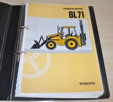 Volvo BL71 Koparko-ładowarka Koparka Ciągnik Operator fabryczny Podręcznik RU na sprzedaż  PL