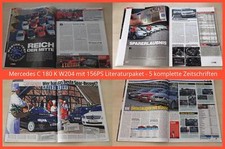 Mercedes C 180 K W204 mit 156PS Literaturpaket - 5 komplette Zeitschriften comprar usado  Enviando para Brazil