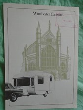 Winchester caravans brochure for sale  KINGS LANGLEY