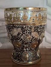 Vase cristal émaillé usato  Spedire a Italy