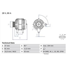 Bosch lichtmaschine 0986047410 gebraucht kaufen  Idar-Oberstein