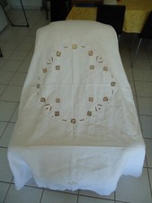 Nappe lin broderie d'occasion  Habsheim