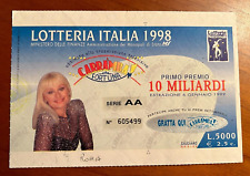 Biglietto lotteria italia usato  Milano