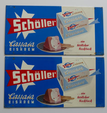 Blechschild schöller eiskrem gebraucht kaufen  Heidenheim an der Brenz