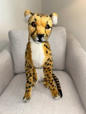 Brinquedos para crescer em 20” pelúcia jumbo realista chita gato selva leopardo manchado grande comprar usado  Enviando para Brazil