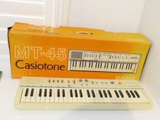 Teclado electrónico Casiotone MT-45 vintage con caja segunda mano  Embacar hacia Mexico
