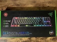 Teclado para jogos Razer DeathStalker V2 Pro TKL interruptor linear óptico sem fio comprar usado  Enviando para Brazil