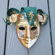 Masquerade jester mask for sale  Medford
