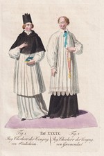 Canon Regulars Windesheim Groenendael Belga Ordine Tracht Costume Incisione 1821 comprar usado Canon Regulars Windesheim Groenendael Belga Ordine Tracht Costume Incisione 1821 comprar usado  Enviando para Brazil