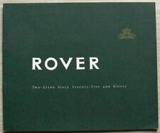 Rover two litre for sale  LEICESTER