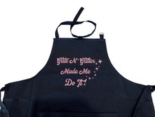 Avental Glitz N' Glitter personalizado adulto (L) 28" x 32" comprar usado  Enviando para Brazil